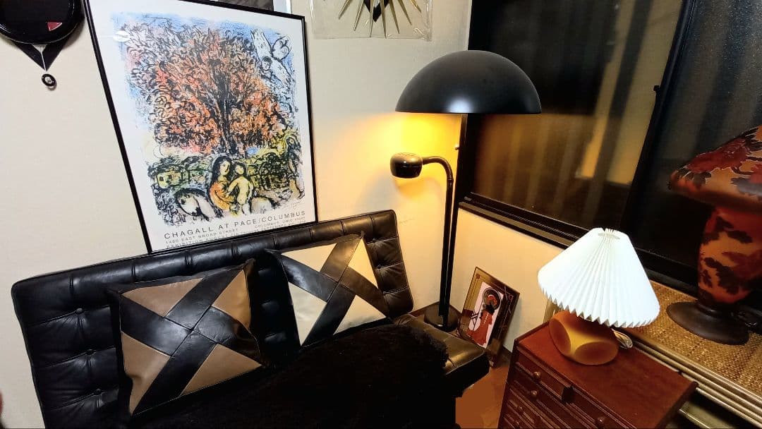 マルク　シャガール　大型　リトポスター　ラ　シュヴォーシェ　アメリカ　展示会