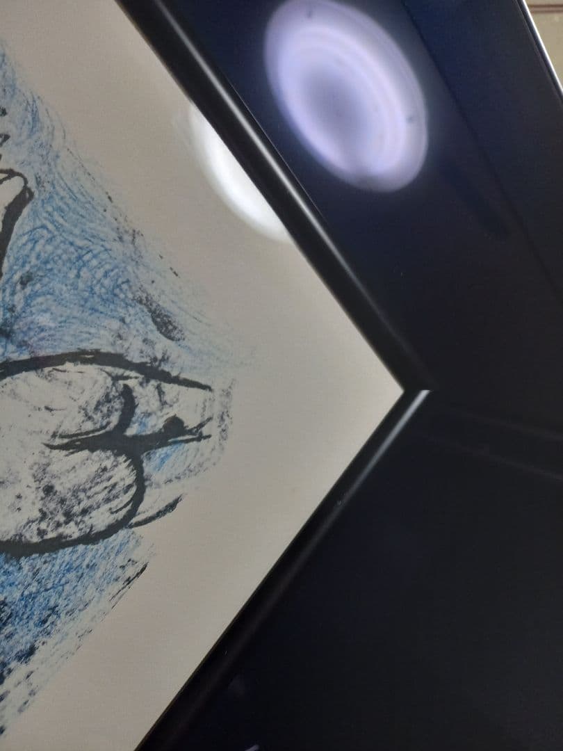 マルク　シャガール　大型　リトポスター　ラ　シュヴォーシェ　アメリカ　展示会