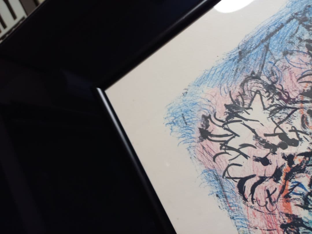 マルク　シャガール　大型　リトポスター　ラ　シュヴォーシェ　アメリカ　展示会