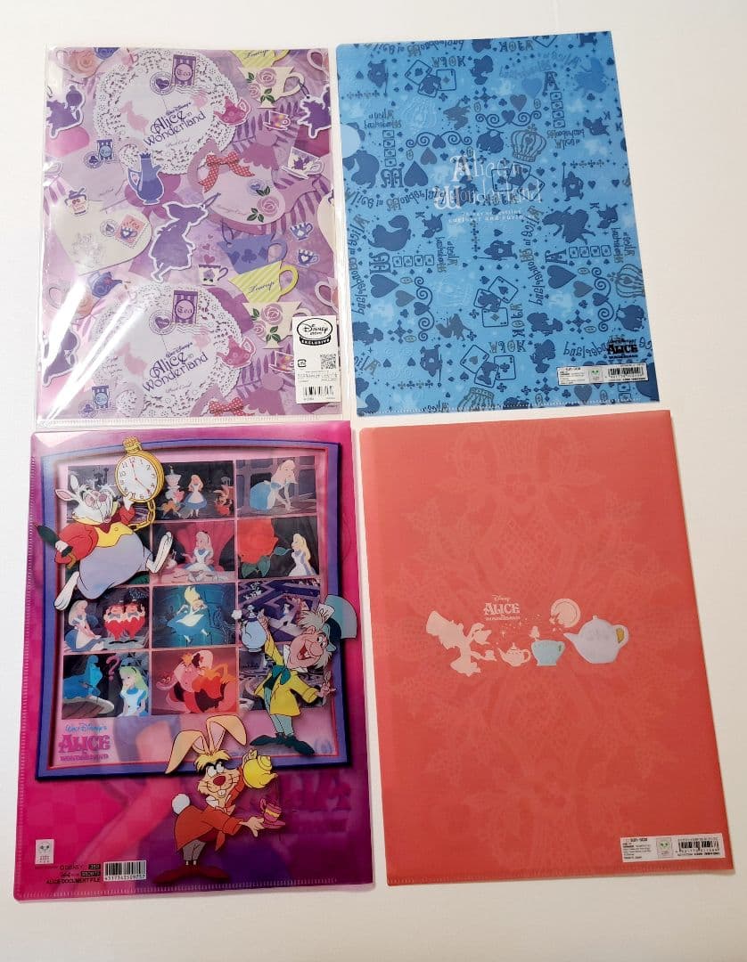ふしぎの国のアリス クリアファイルセット