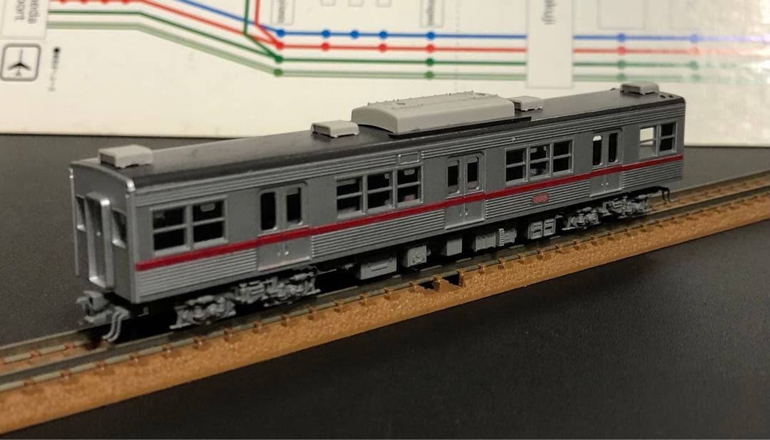 管理番号1599 都営5200形 Nゲージ未塗装キット組立品4両