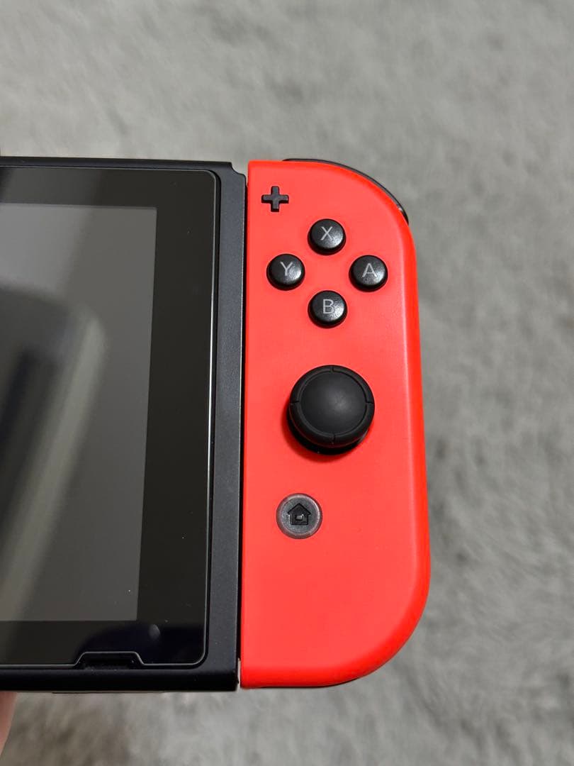 Nintendo Switch 本体 美品 ケース付　ネオンレッド/ネオンブルー