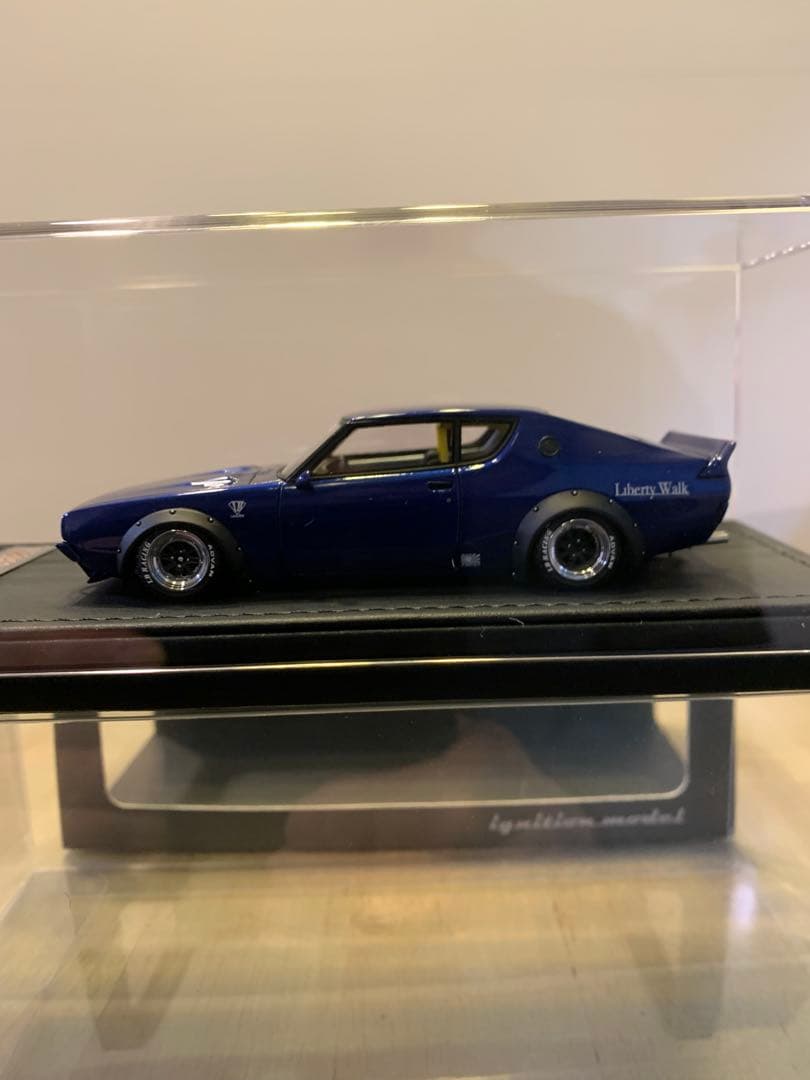 イグニッションモデル　1/43 LBWK ケンメリ ブルーメタリック