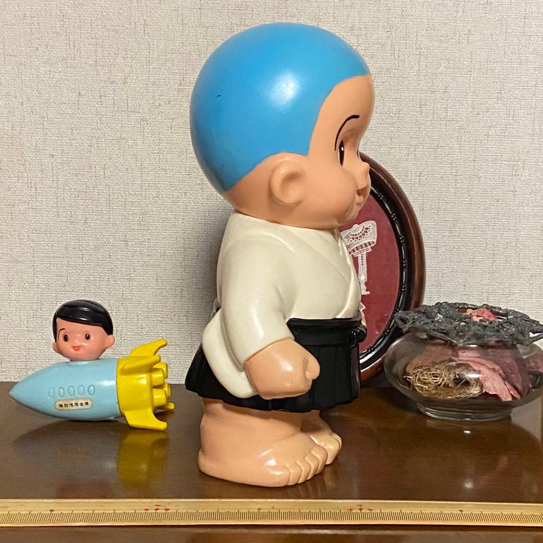一休さん　信ちゃん　ソフビ　貯金箱　かインターサイズ　店頭備品