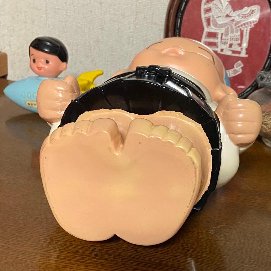 一休さん　信ちゃん　ソフビ　貯金箱　かインターサイズ　店頭備品