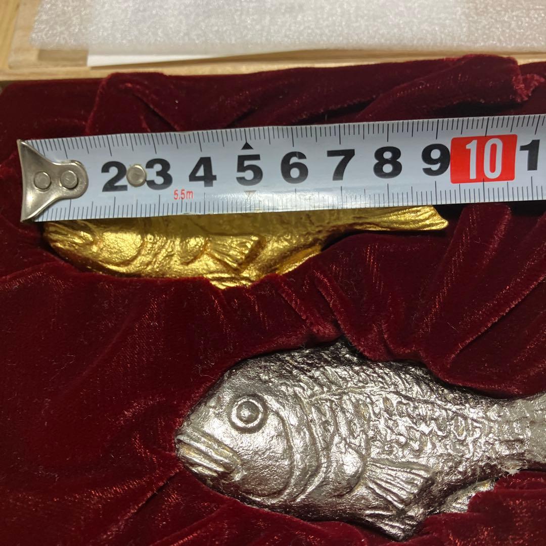 富永直樹　金属工芸　鯉　縁起物　お正月