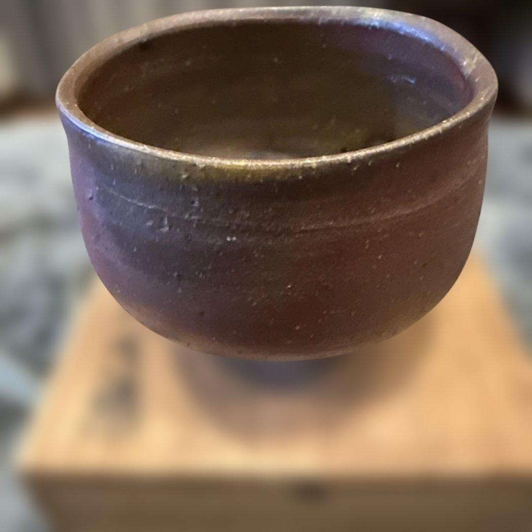 備前焼き　七十六代利右衛門　金重陶弘　利陶苑抹茶碗