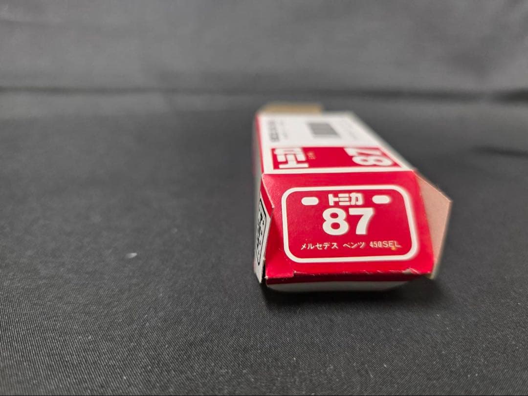 トミカ赤箱 87メルセデス・ベンツ450ＳＥＬ(日本製)