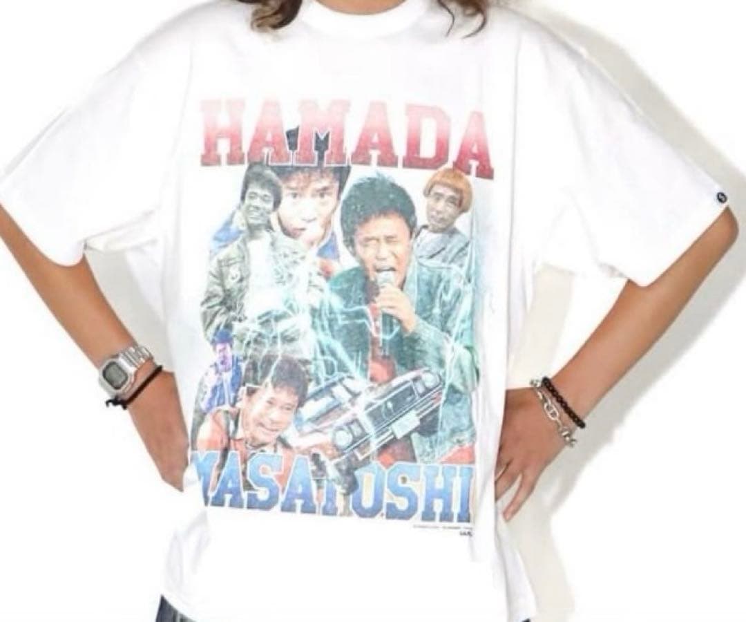 新品SAPEur サプール ダウンタウン 浜田雅功　ごぶごぶ Tシャツ 白 XL