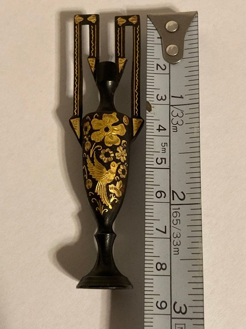 骨董品　置物　鳳凰　金　彫刻　アンティーク