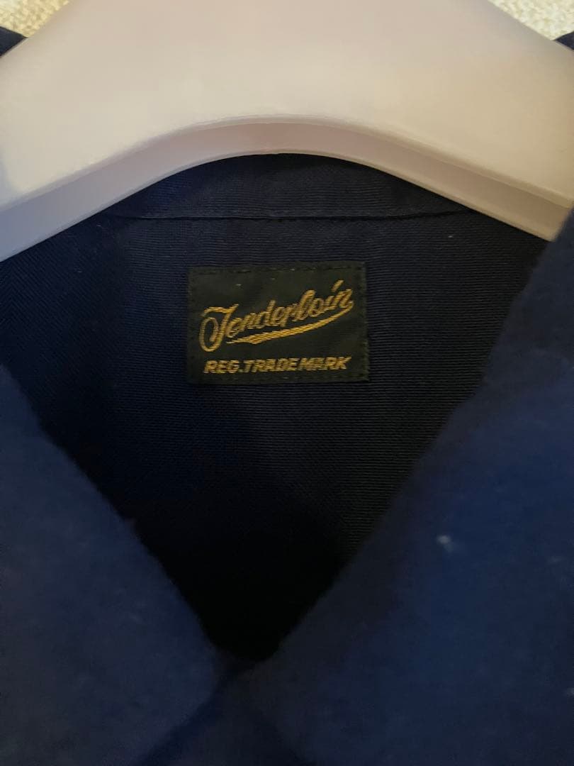 The Tender Loins Sサイズ ネイビーシャツ ボーリングシャツ