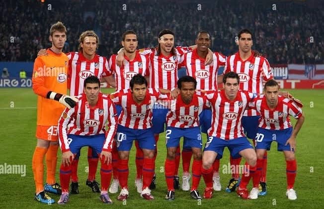 アトレティコマドリード 09/10 ホーム ユニフォーム 長袖