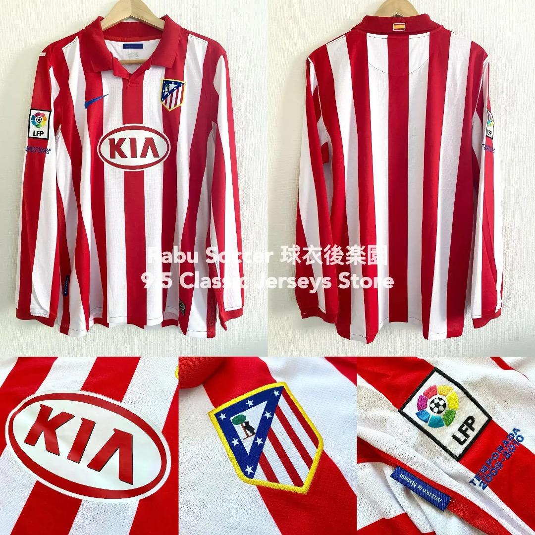 アトレティコマドリード 09/10 ホーム ユニフォーム 長袖