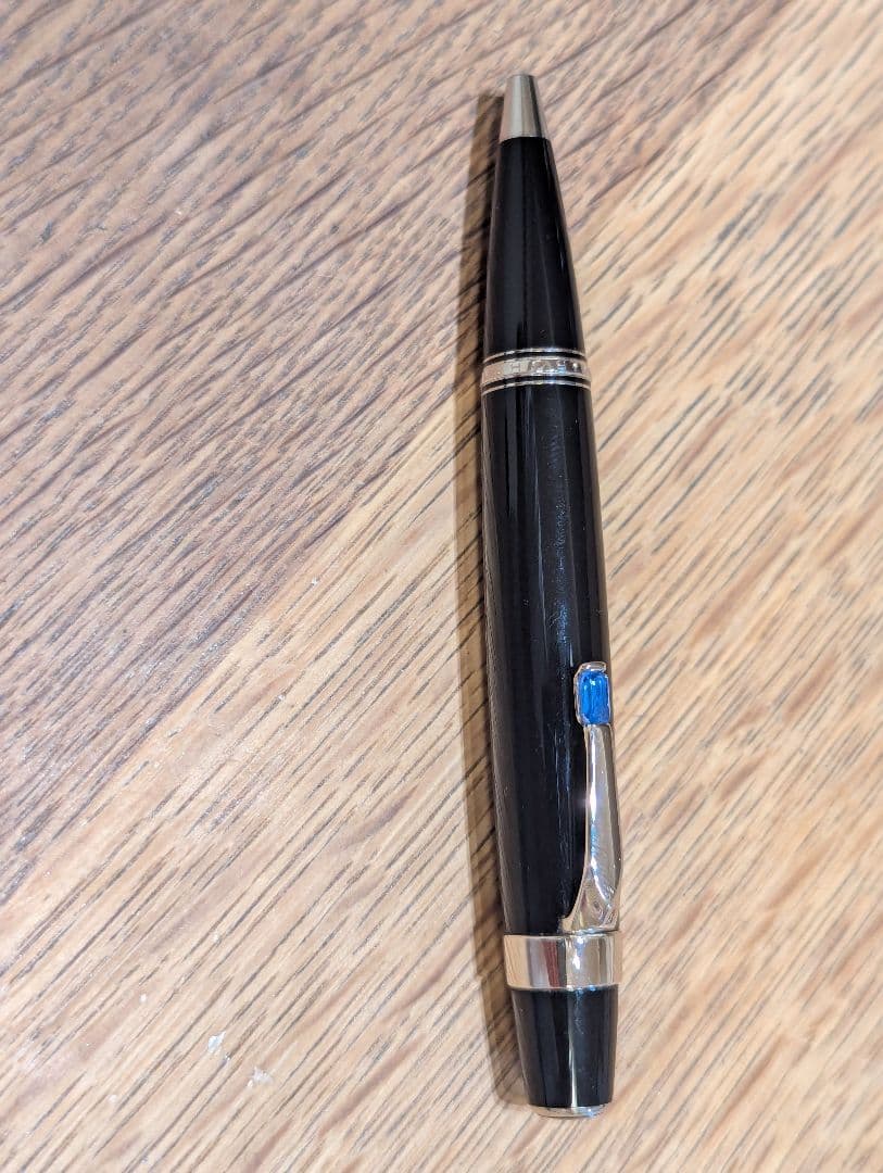 モンブラン ミニボールペン ボエム ブルー サファイア飾り付　中古