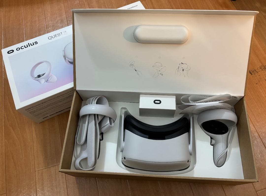  (oqulus) quest2 128GB＋ストラップ＋収納台