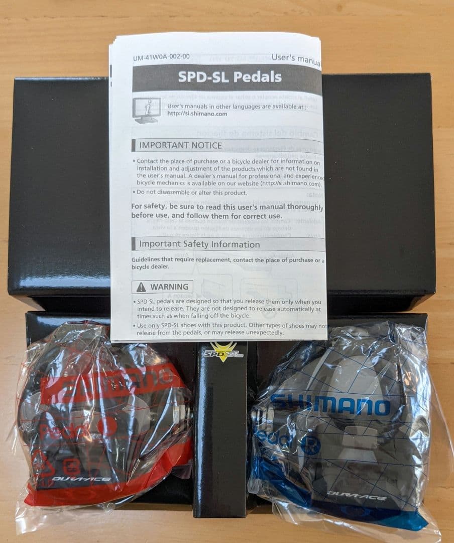 未使用 シマノDURA-ACE PD-R9100 SPD-SLペダル