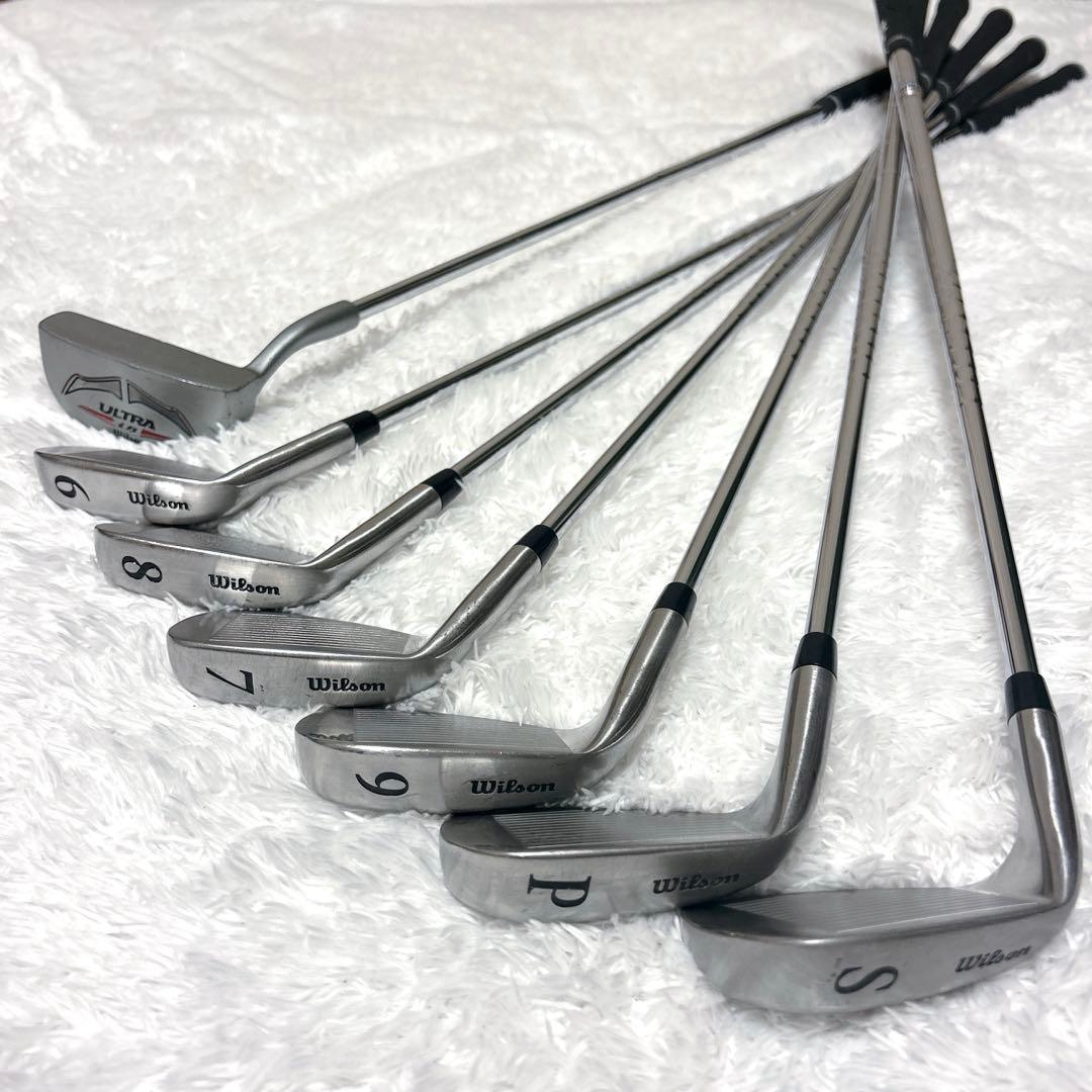 美品✨Wilson ultra i8 セット 右 9本 キャディバッグ