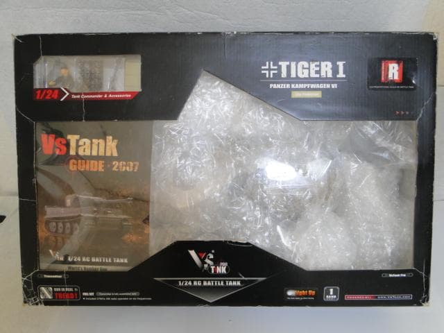 VS TANK ラジコン1/24 ドイツ陸軍　タイガーⅠ後期型　動作確認済