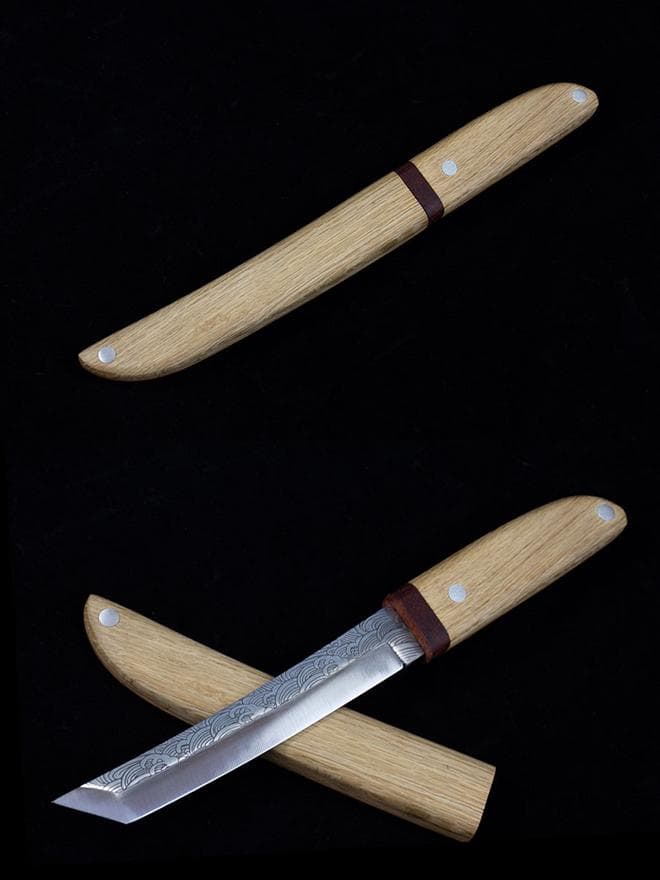 白波の短刀 日本刀 模造刀 居合刀