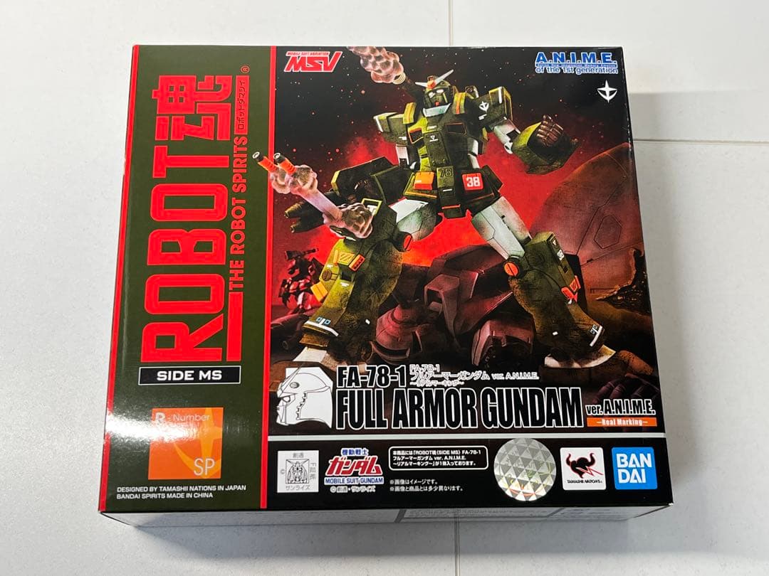 [未開封] ROBOT魂 フルアーマーガンダム リアルマーキング