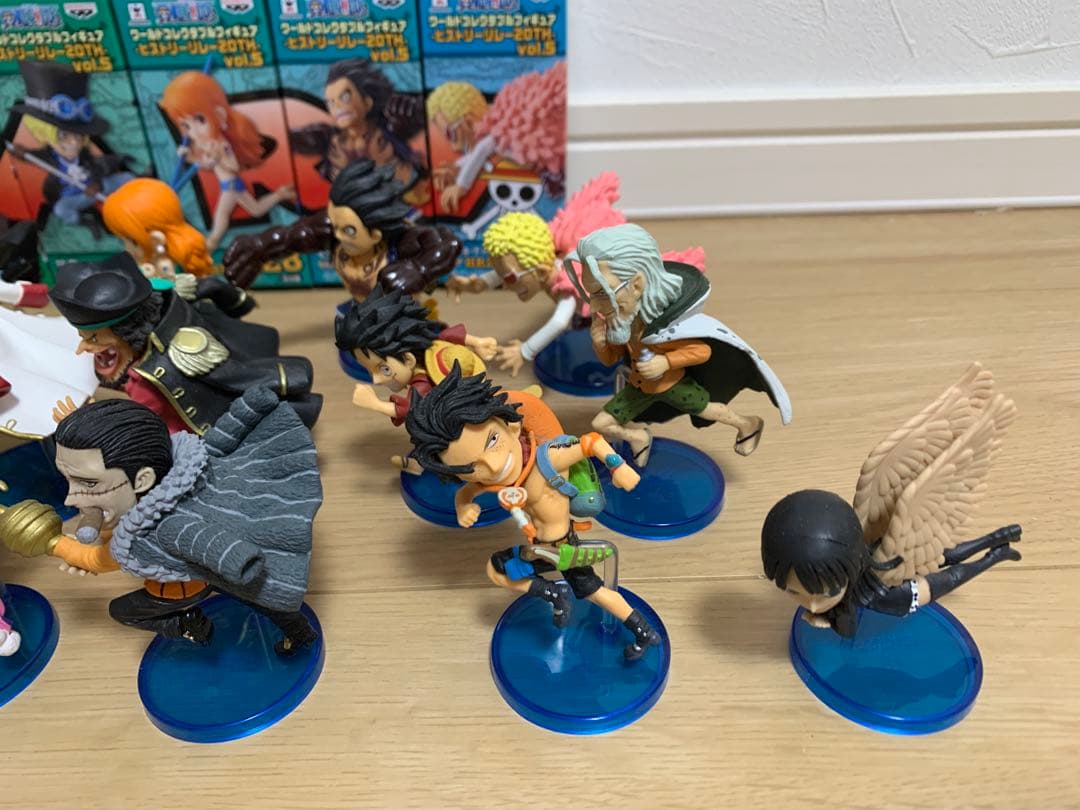 【希少】ワンピース ワーコレ ヒストリーリレー20th vol.1〜5 全30種