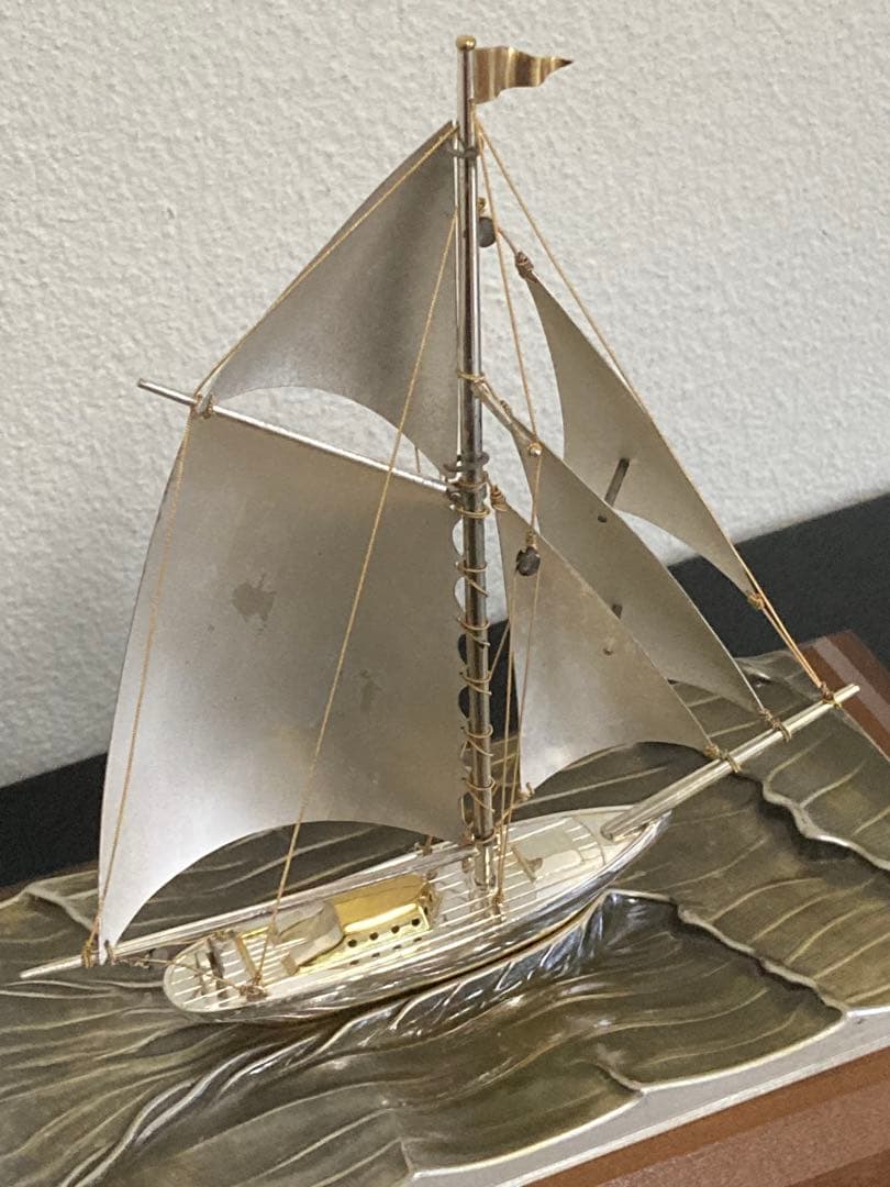関工芸　銀製 ヨット 帆船模型 STERLING 960 SEKI 刻印