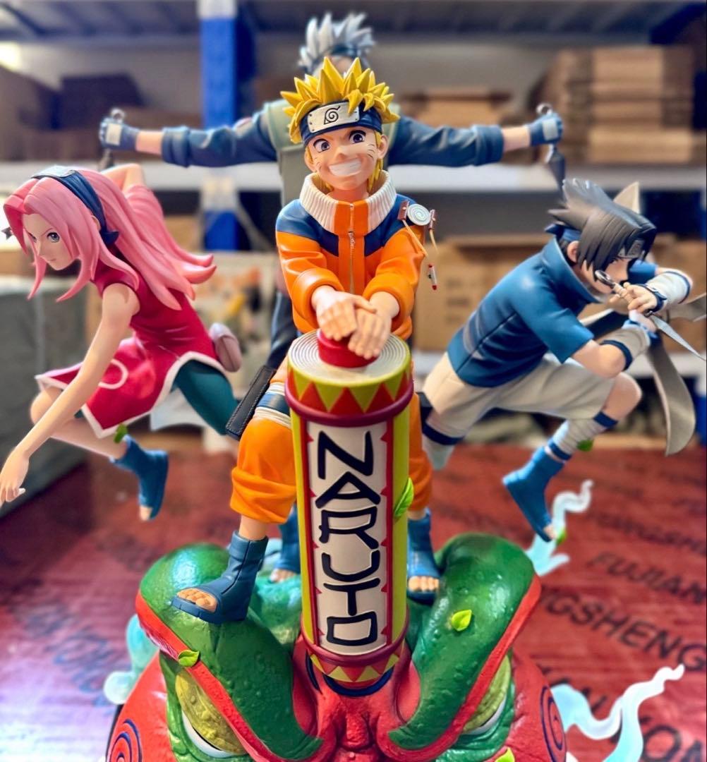 NARUTO ナルト 第七班 ガレージキット ガレキ スタチュー①