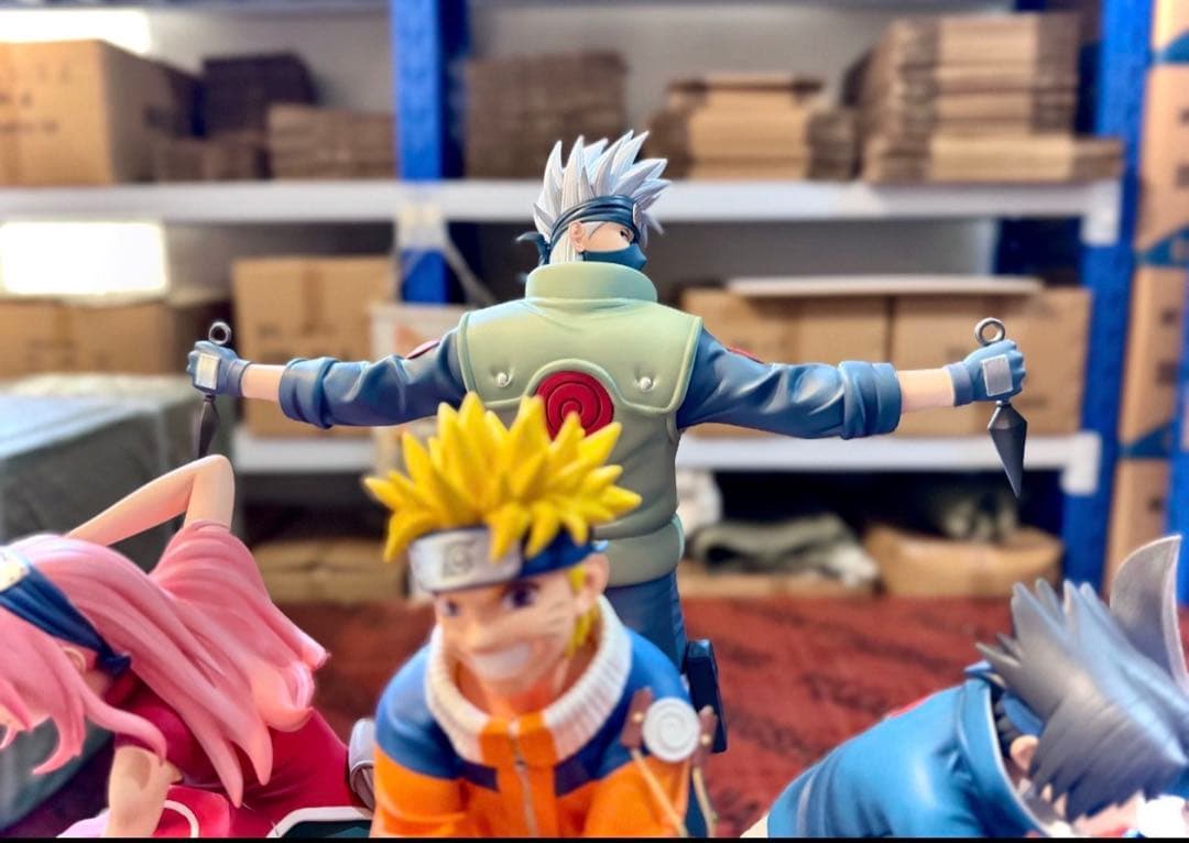 NARUTO ナルト 第七班 ガレージキット ガレキ スタチュー①