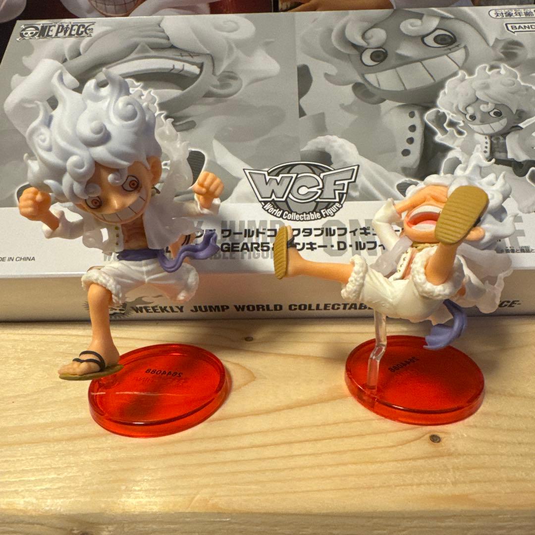 ワンピースフィギア　ルフィ5個セット