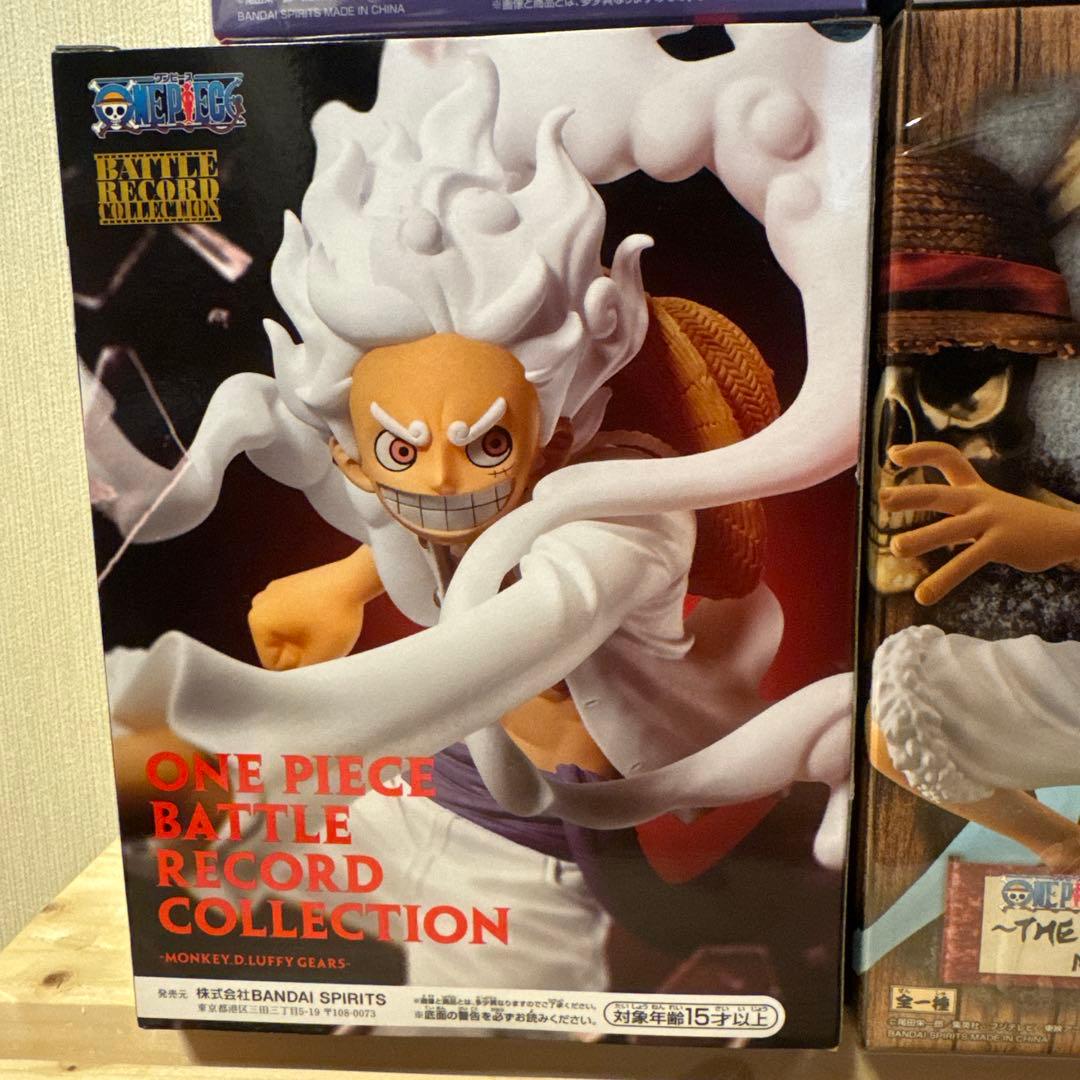 ワンピースフィギア　ルフィ5個セット