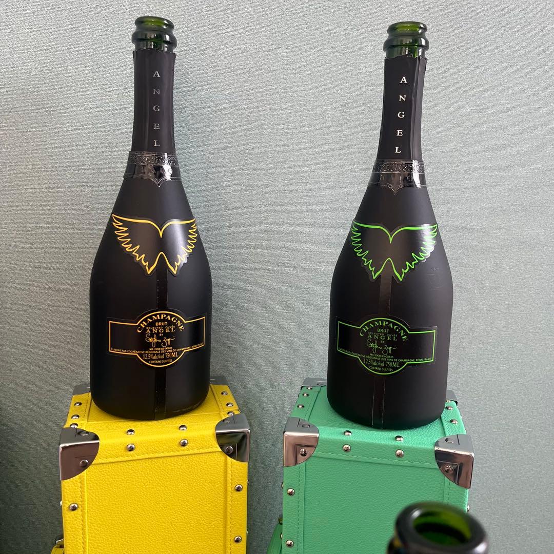 エンジェル シャンパン セット ボトルケース 空き瓶 7本セット