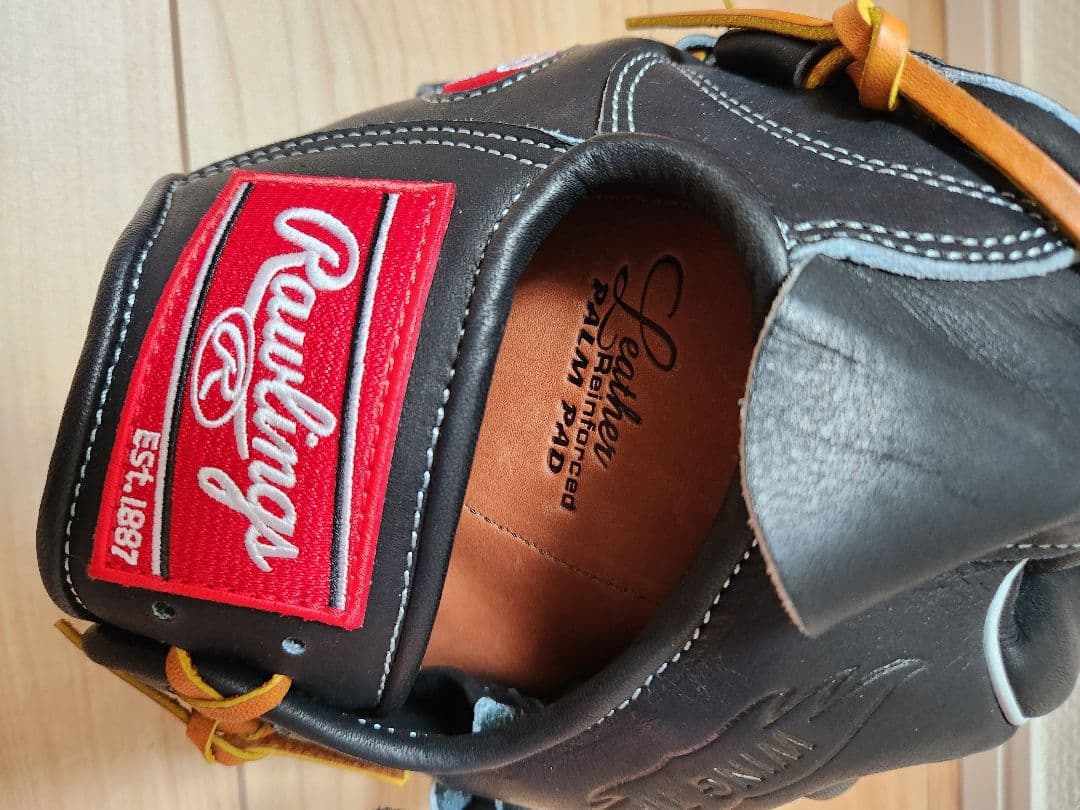 Rawlings 黒 軟式グローブ　投手　左