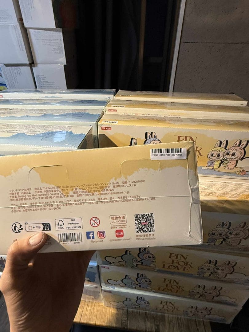 ラブブ THEMONSTERPINFORLOVE(A-M) アソート 10BOX