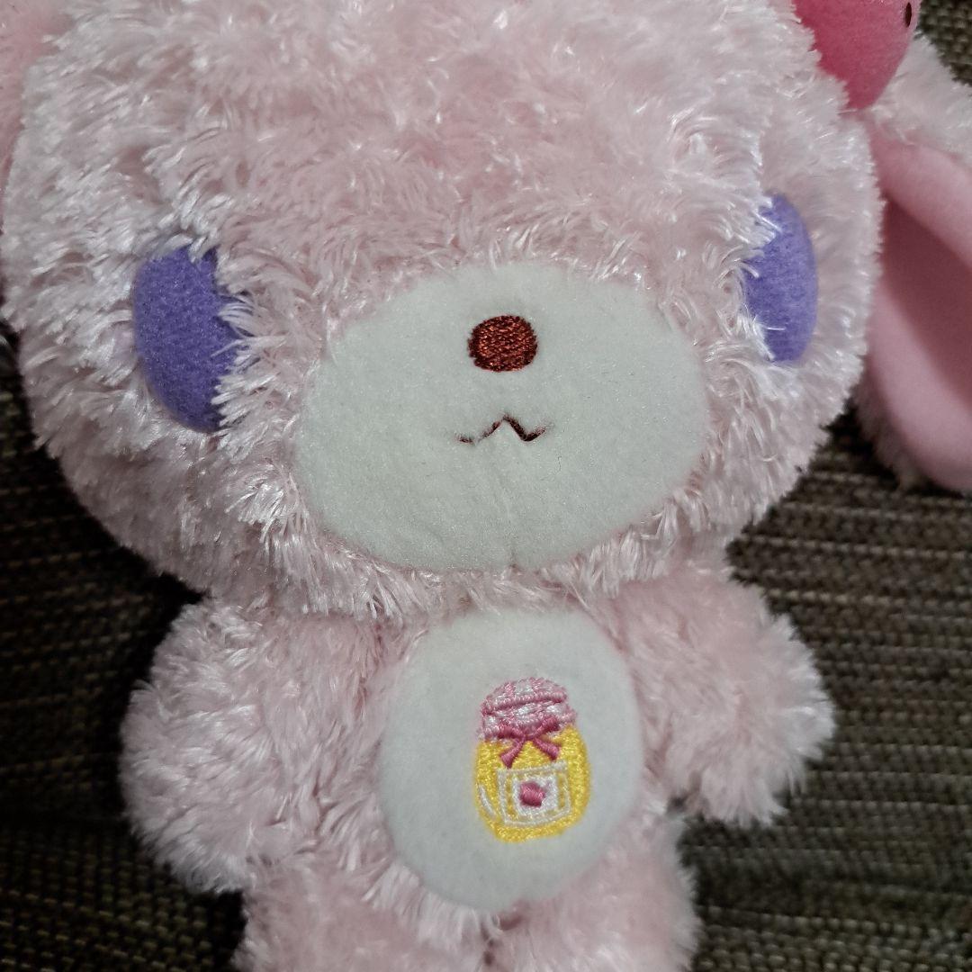 サンリオ シュガーバニーズ ぬいぐるみ　ストロベリーうさ 刺繍