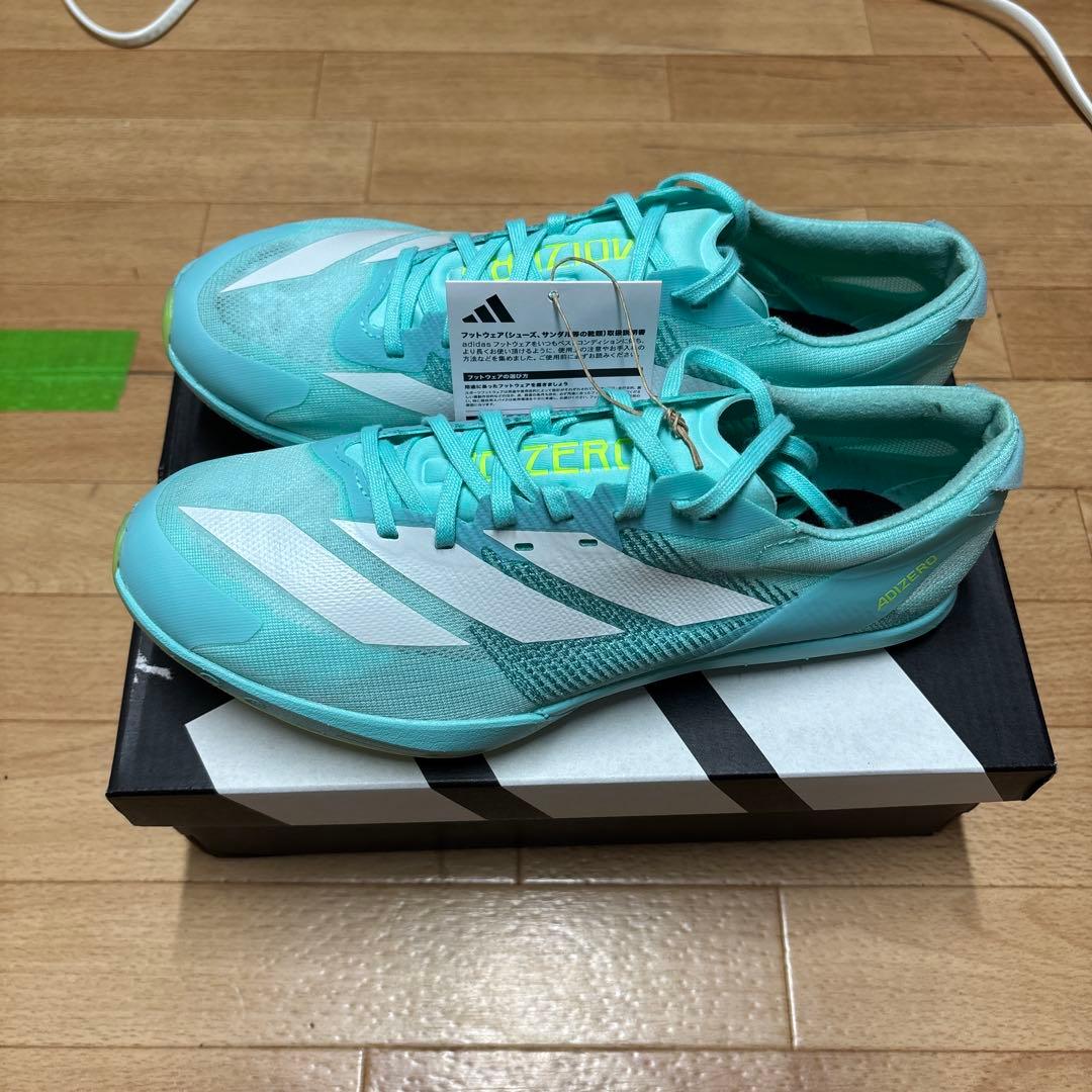 短距離スパイク ADIZERO FINESSE 25.5cm タグ付き