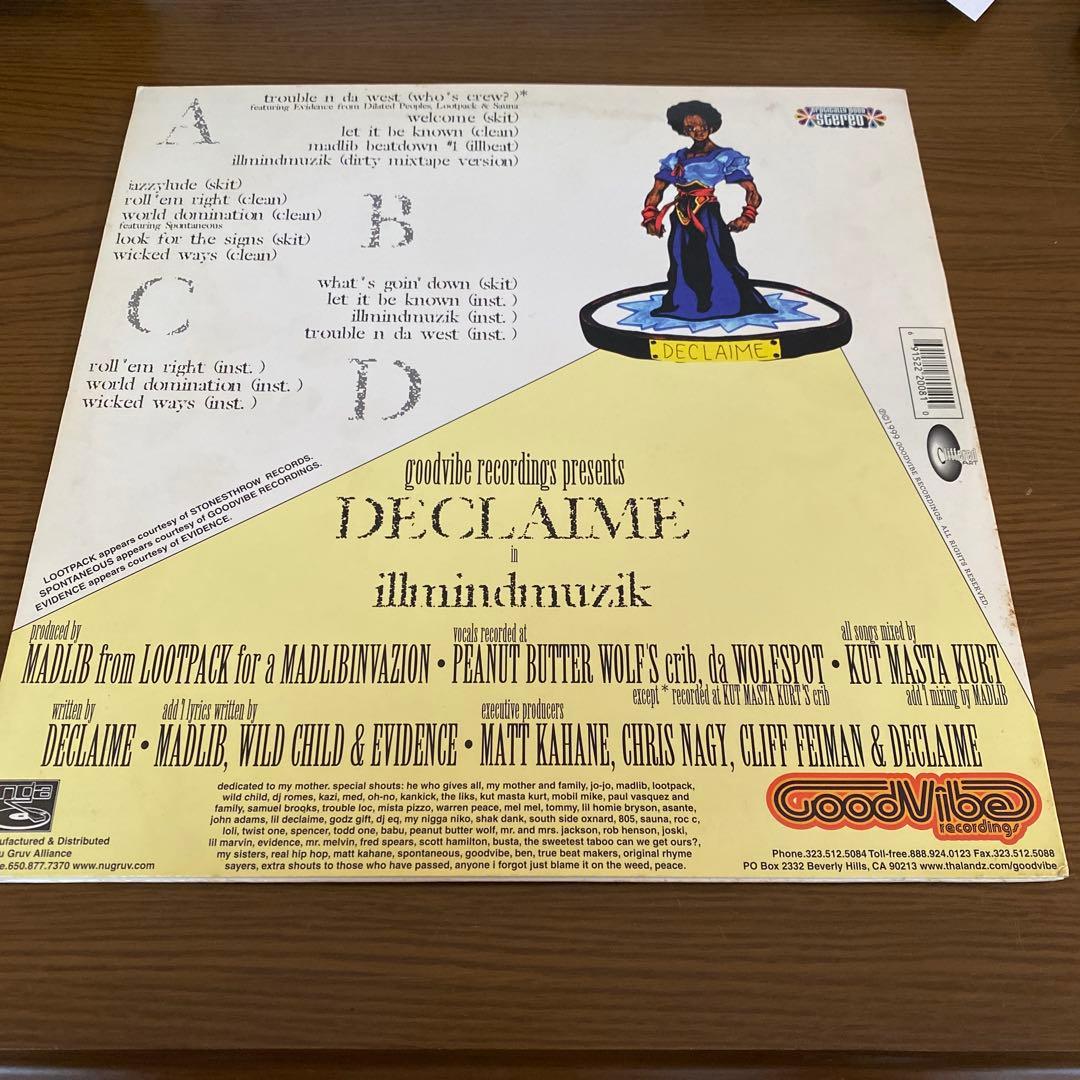 DECLAIME illuninduzik 1999年リリースレコード