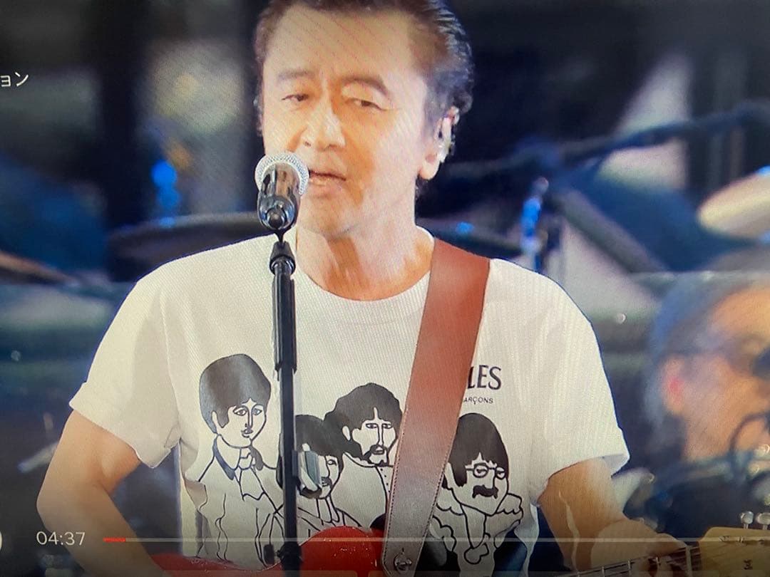 桑田啓祐　茅ヶ崎 Tシャツ　ビートルズ　　サザン　新品未開封品　コムデギャルソン