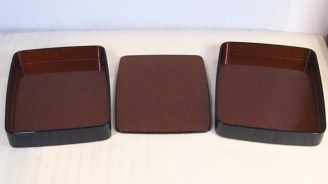 【美品】輪島塗 御所車蒔絵 硯箱 梨地 硯筥/文箱/レターケース/筆入れ 書道具