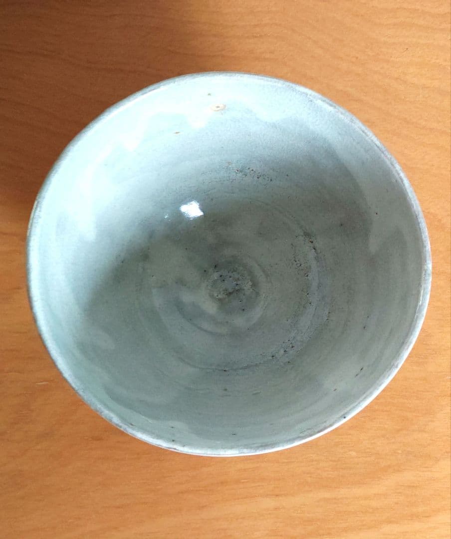 茶道具 虎渓山 水月窯 粉引風 茶盌 NO581