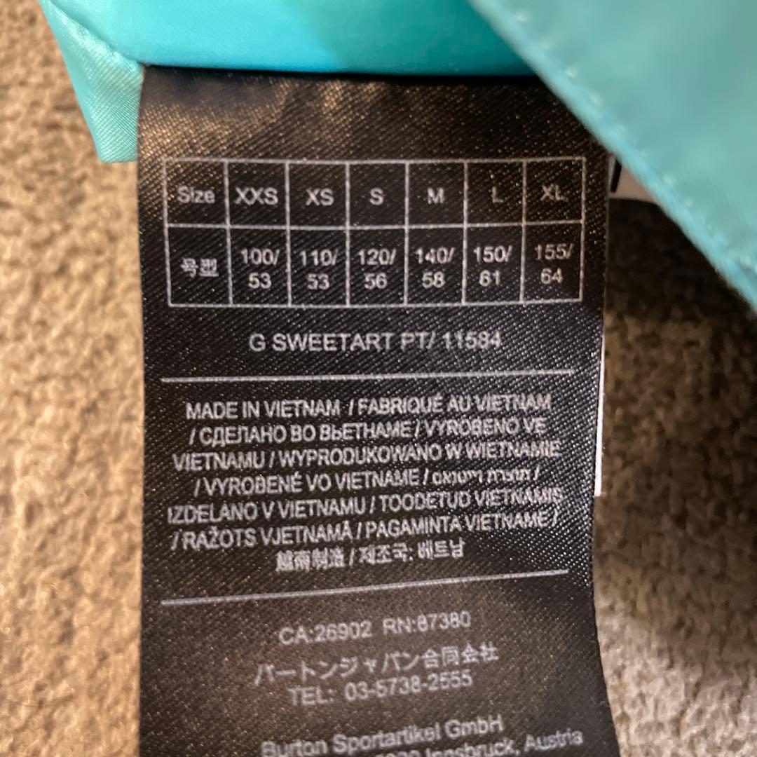 子供用スノーボードウェアセット burton