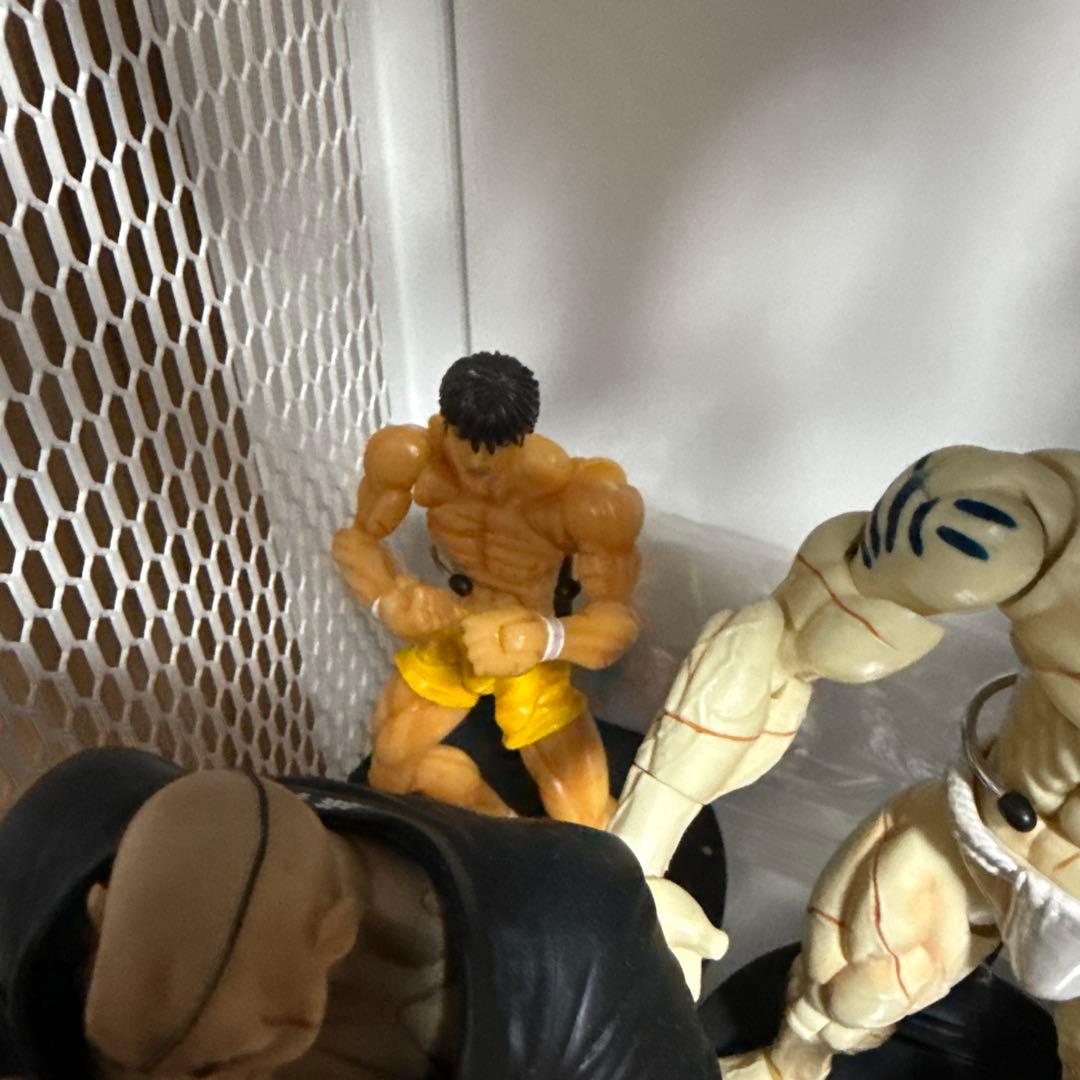 グラップラー刃牙フィギュア５体刃牙，勇次郎、独歩黒，独歩白，花山