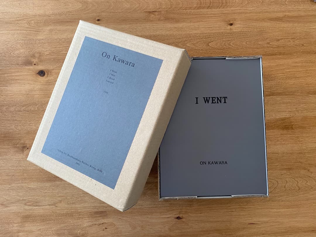 \"I Went, I Met, I Read, …1969\" On Kawara