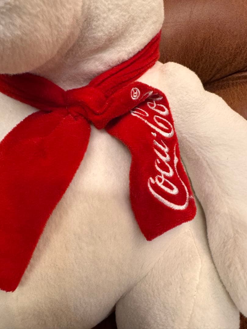 コカ・コーラベア ビッグぬいぐるみ クマ 白 ot79