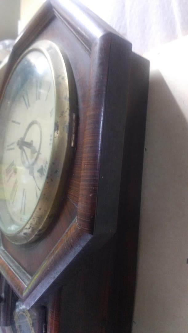 古い柱時計　　⑧