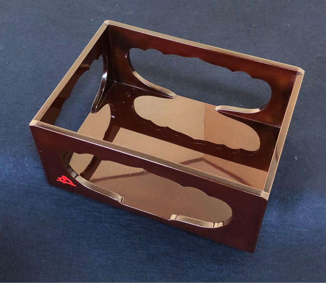 《レ》玄々斎好 溜 香狭間透莨盆 美濃屋 塗師三世 表阿弥 共箱251027う1