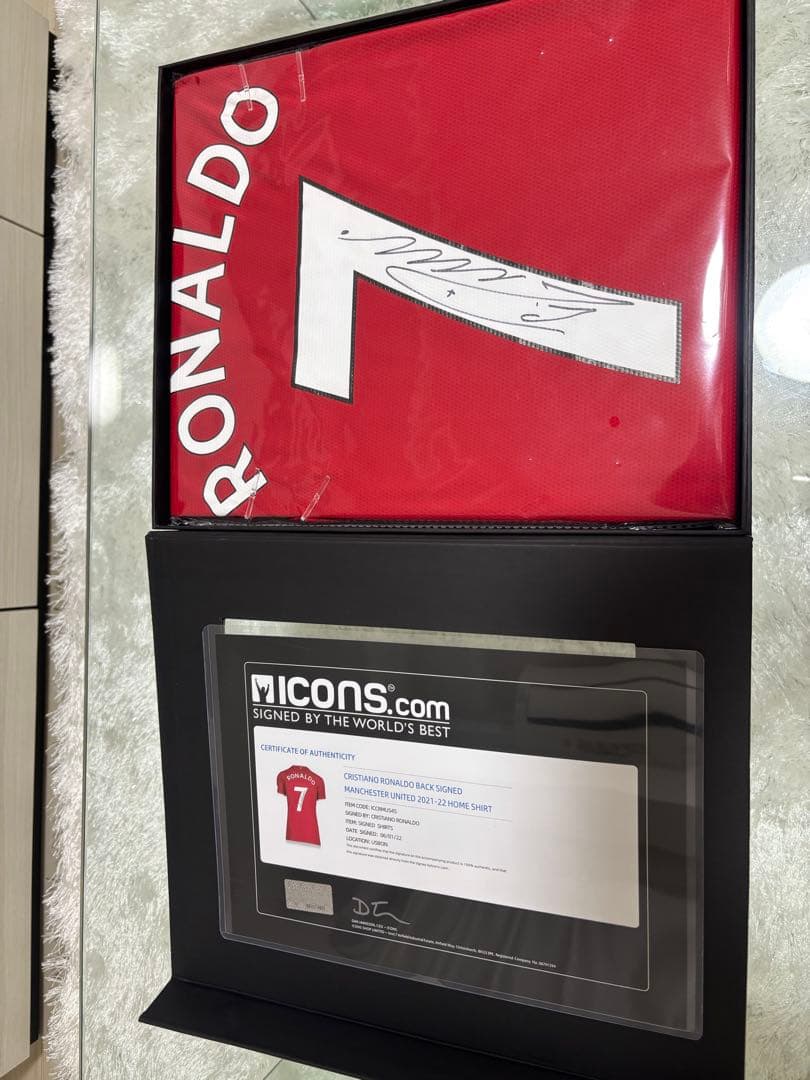 クリスティアーノ・ロナウド サイン入りユニフォーム 7番