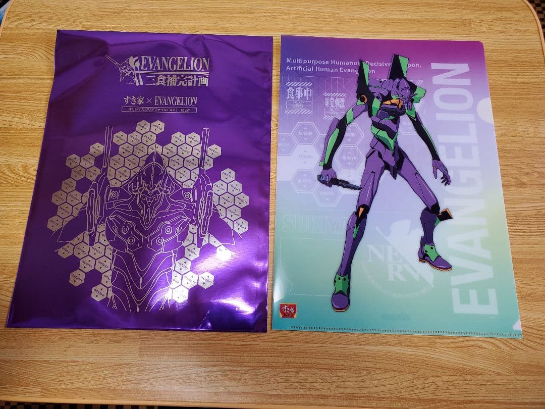 クリアファイル エヴァンゲリオン Clear file Evangelion
