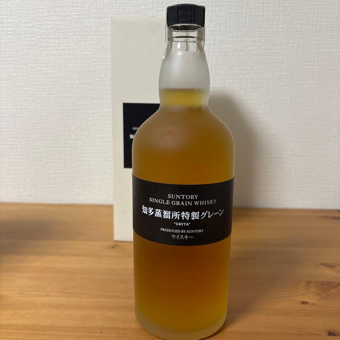 サントリーウイスキー　知多蒸溜所特製グレーン　箱付き　未開封