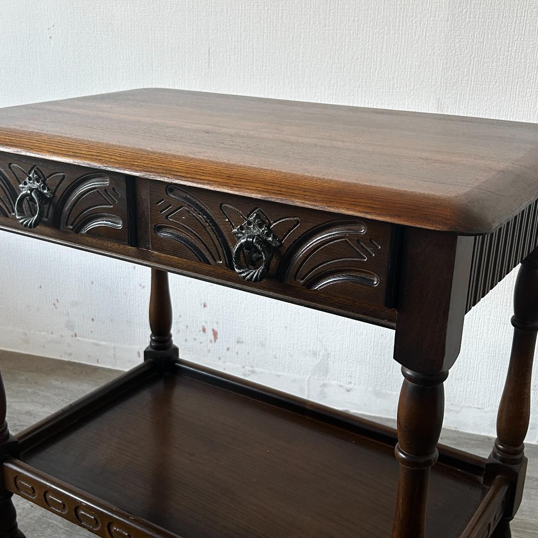 【最終値下げ】アンティーク 家具 サイドテーブル 英国 1950年頃 225A