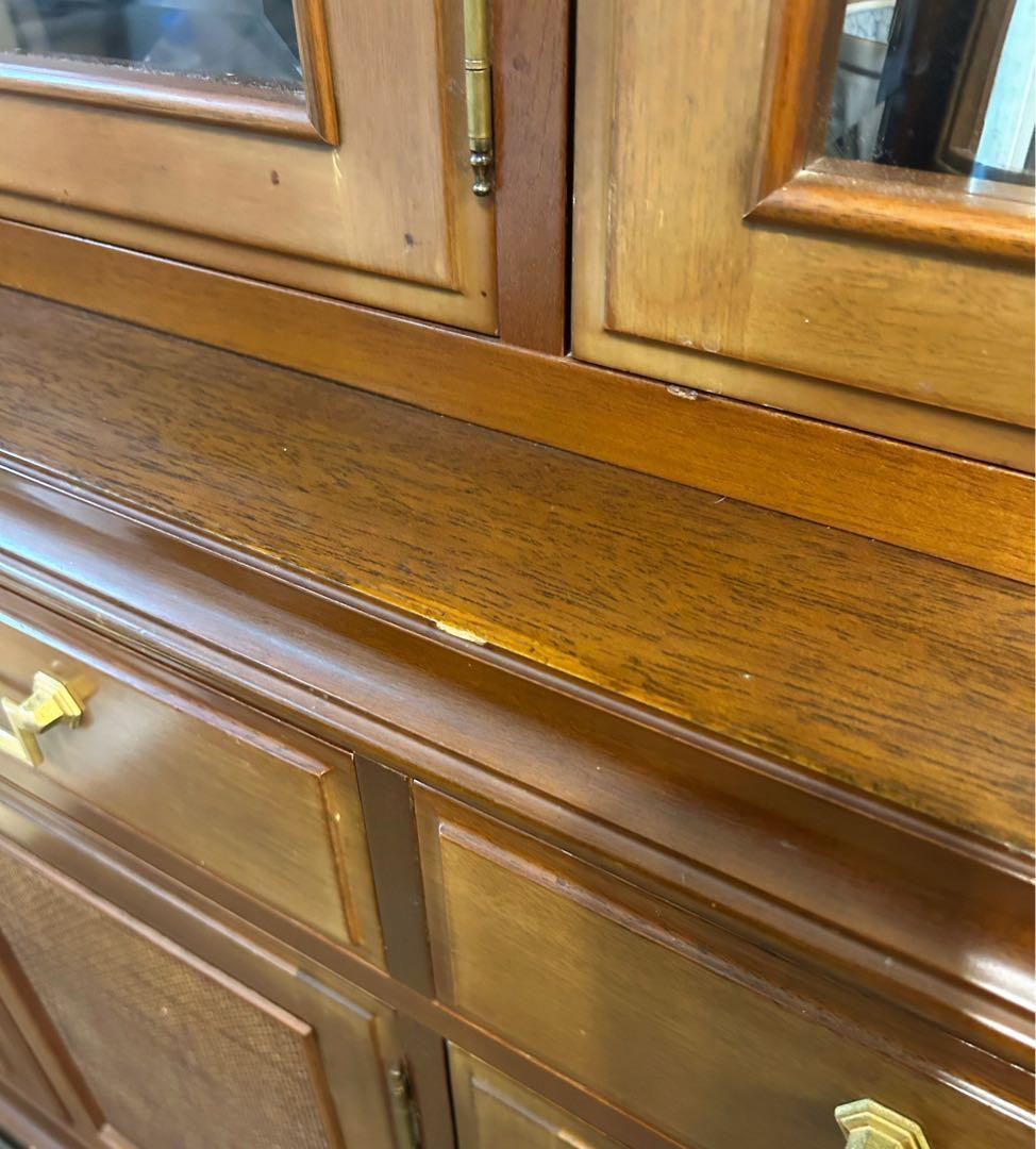 マルニ地中海シリーズ　高級食器棚　アンティーク家具